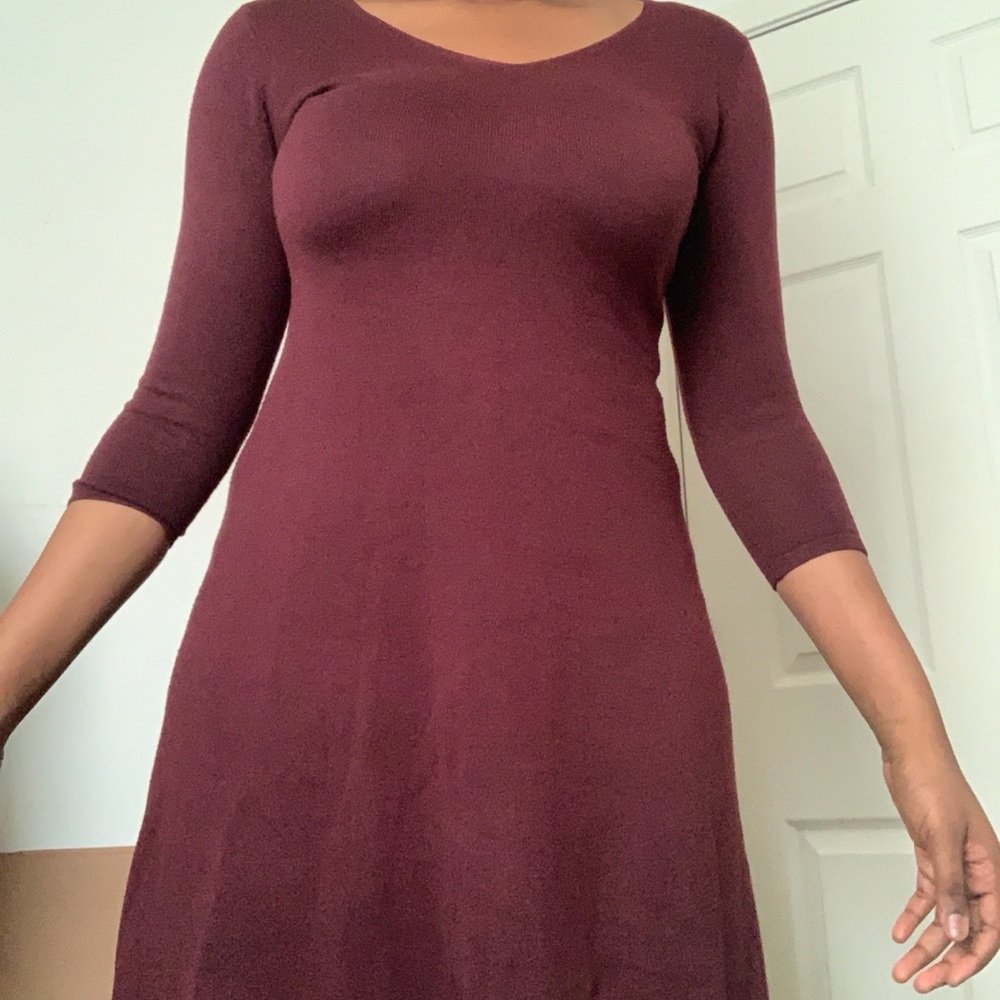 Maroon dress